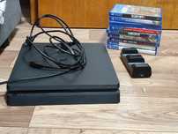 PlayStation 4 slim, +9 дисков на неё, без плёнки Mafia 2 .