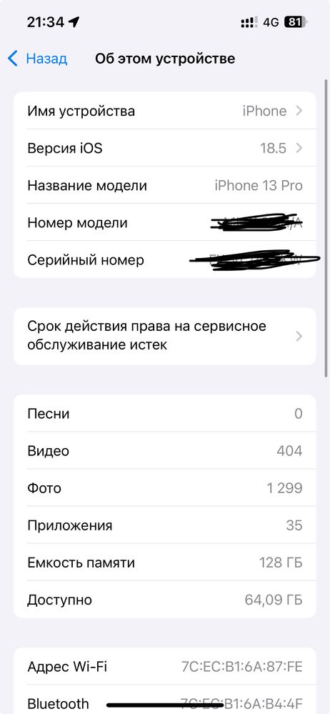 Iphone 13 pro 128