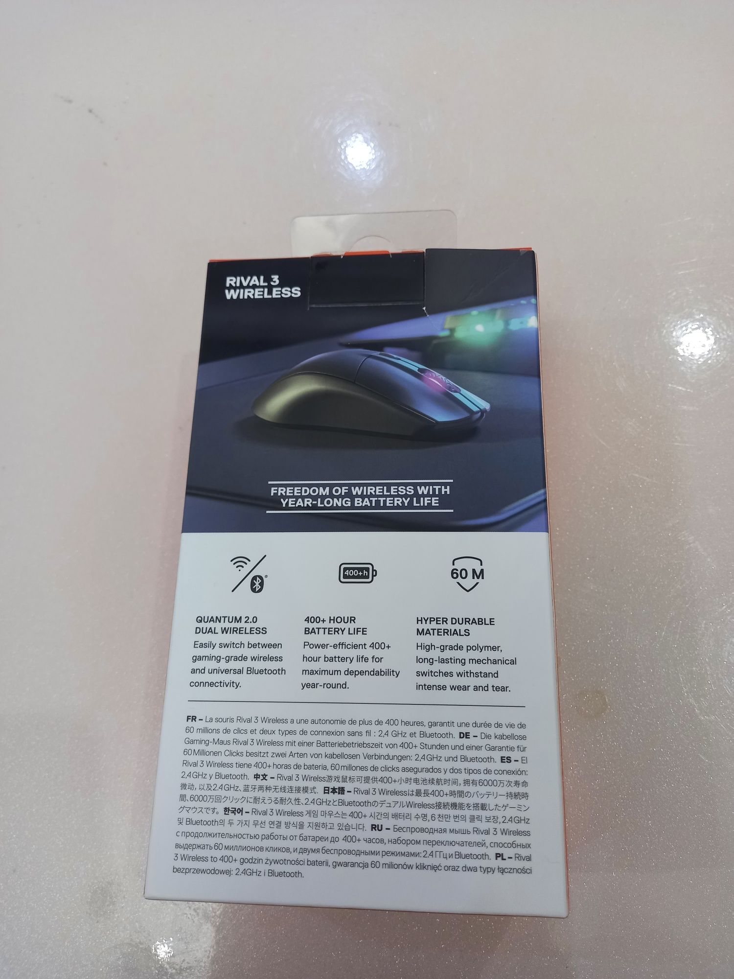 Беспроводная мышь steelseries rival 3
