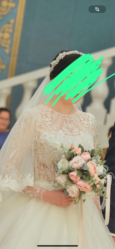 Свадебное платье Айя р.42 состояние идеального