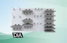Панель перфорированная, настенная, для магазина и склада aspp