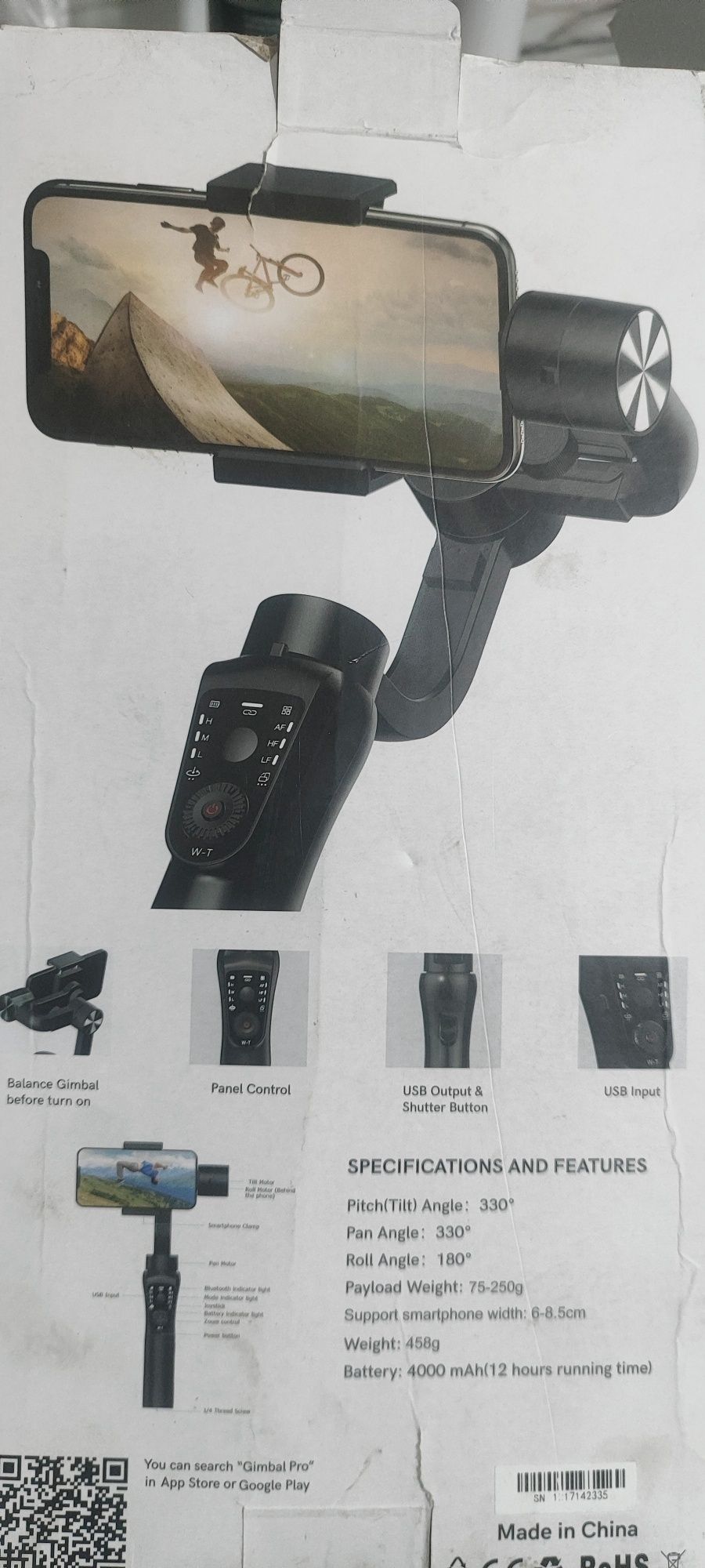 Стабилизатор Gimbal S5B НОВЫЙ. Можно через каспий Red