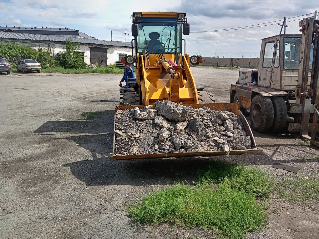 Услуги экскаватора, погрузчика,