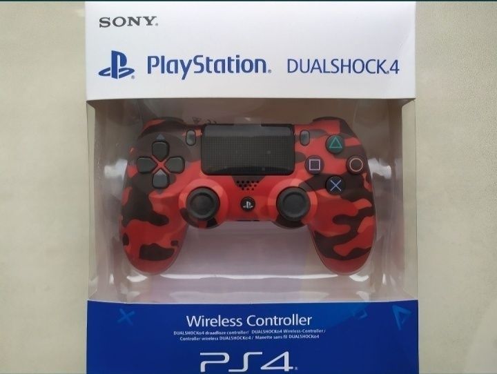 Новый джойстик геймпад PS4 Dual shock 4, Каспи RED