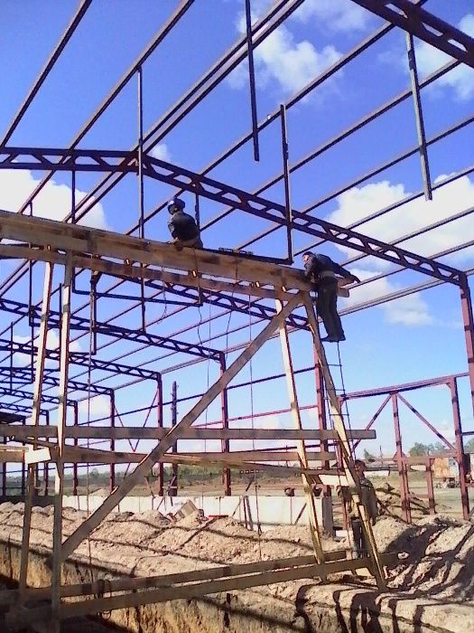 Строительство от 30000. Бескаркасные до 28 м. Здания, ангары каркасные