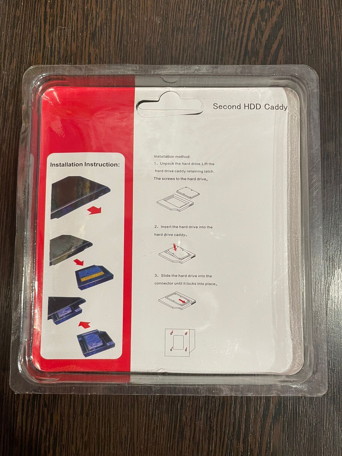 Оптибей Адаптер для жёсткого диска Second HDD Optibay 9.5мм 12.5мм
