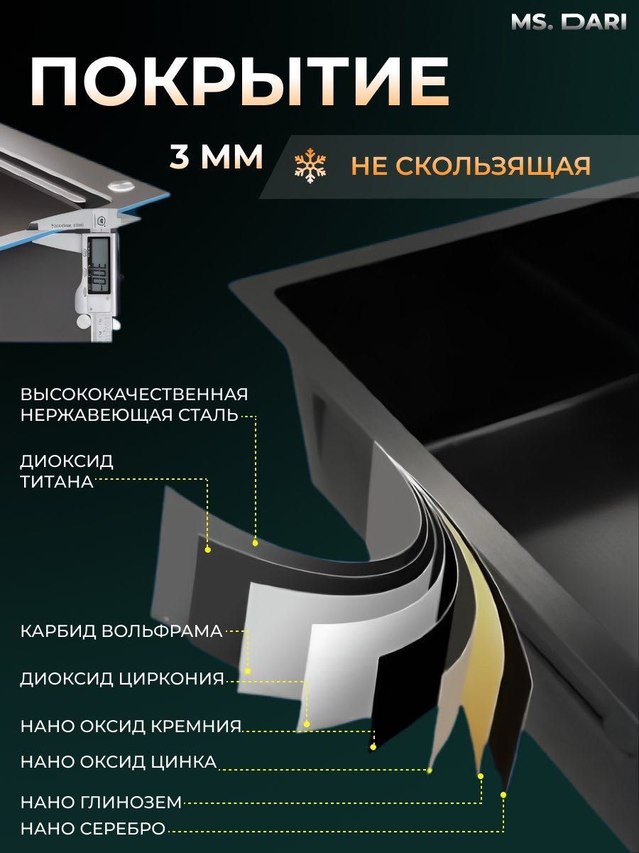 Мойка для кухни многофункциональная из нержавейки