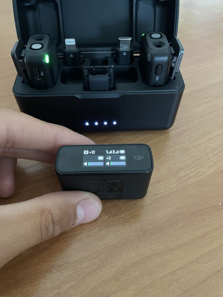 Петличка(микрофон) DJI mic 2tx +1Rx +charging case