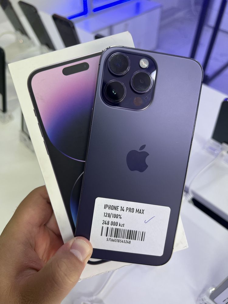 Iphone 14pro max 128gb 100%