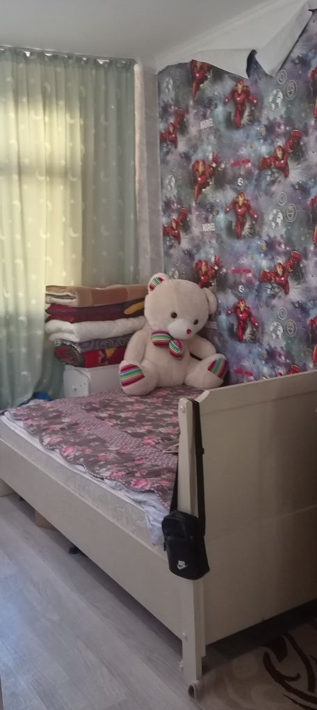 Тараз. Продаётся 2х ком кв, 1 этаж, 15 микр