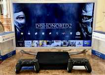 PS4 slim 500 GB, 2 геймпада+FC 24, UFC4, NFS, Battlefield V и 200+ игр