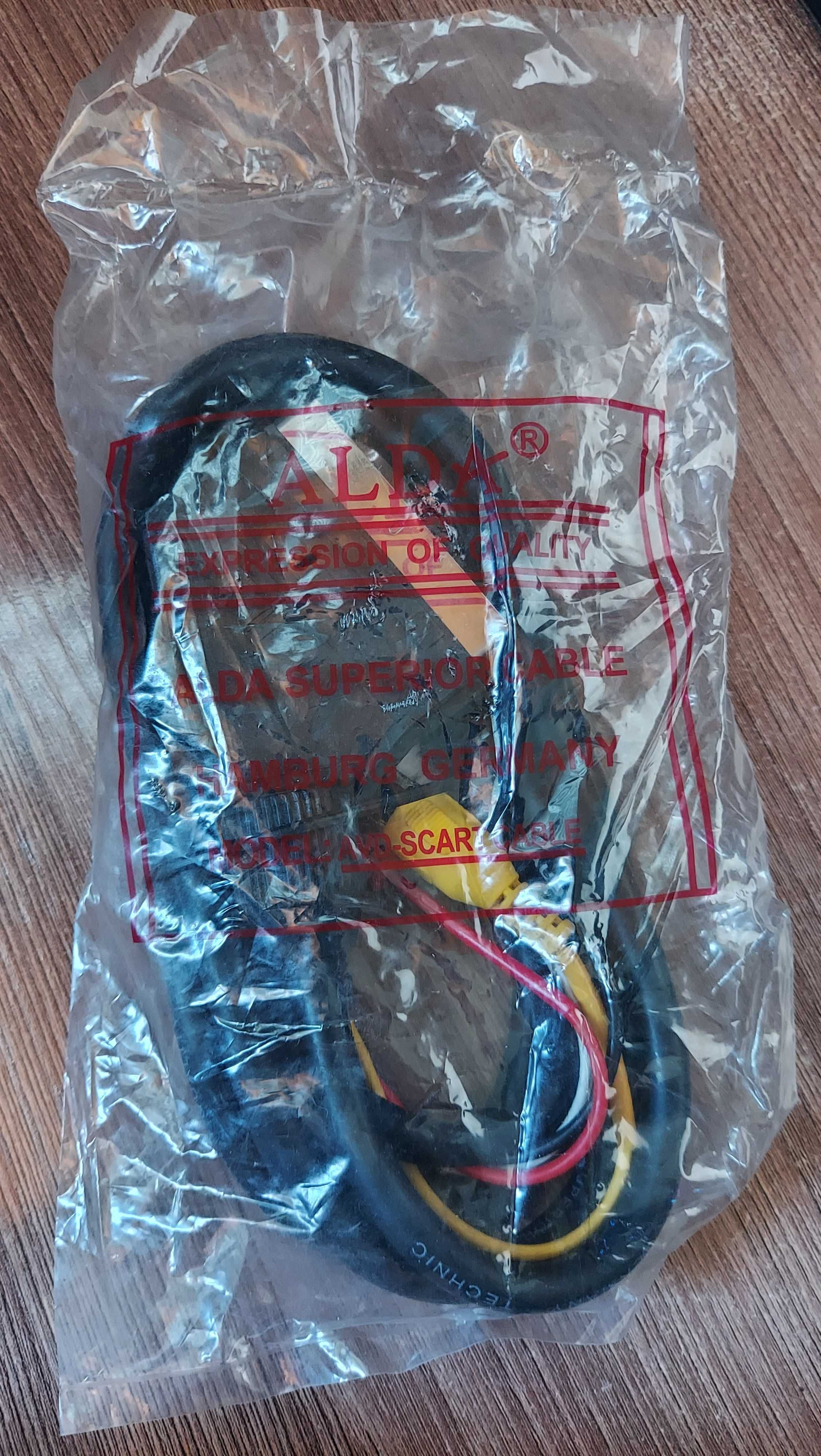 кабель SCART х 3/4 RCA для видеомагнитофона  в упаковке