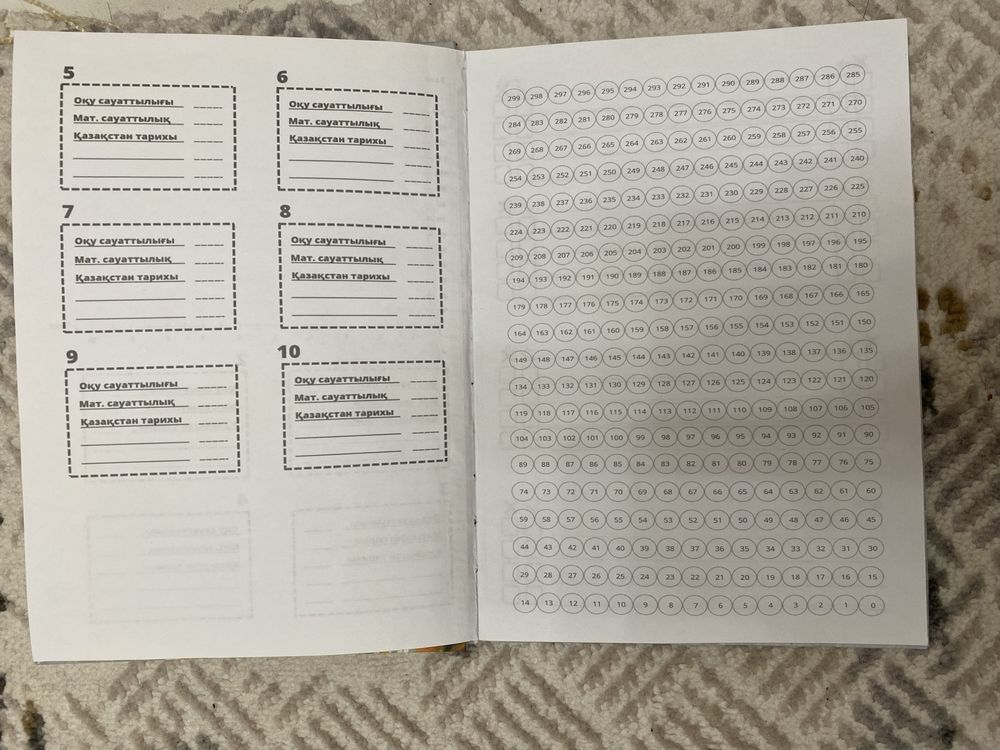 UBT kundeligi / ҰБТ күнделігі