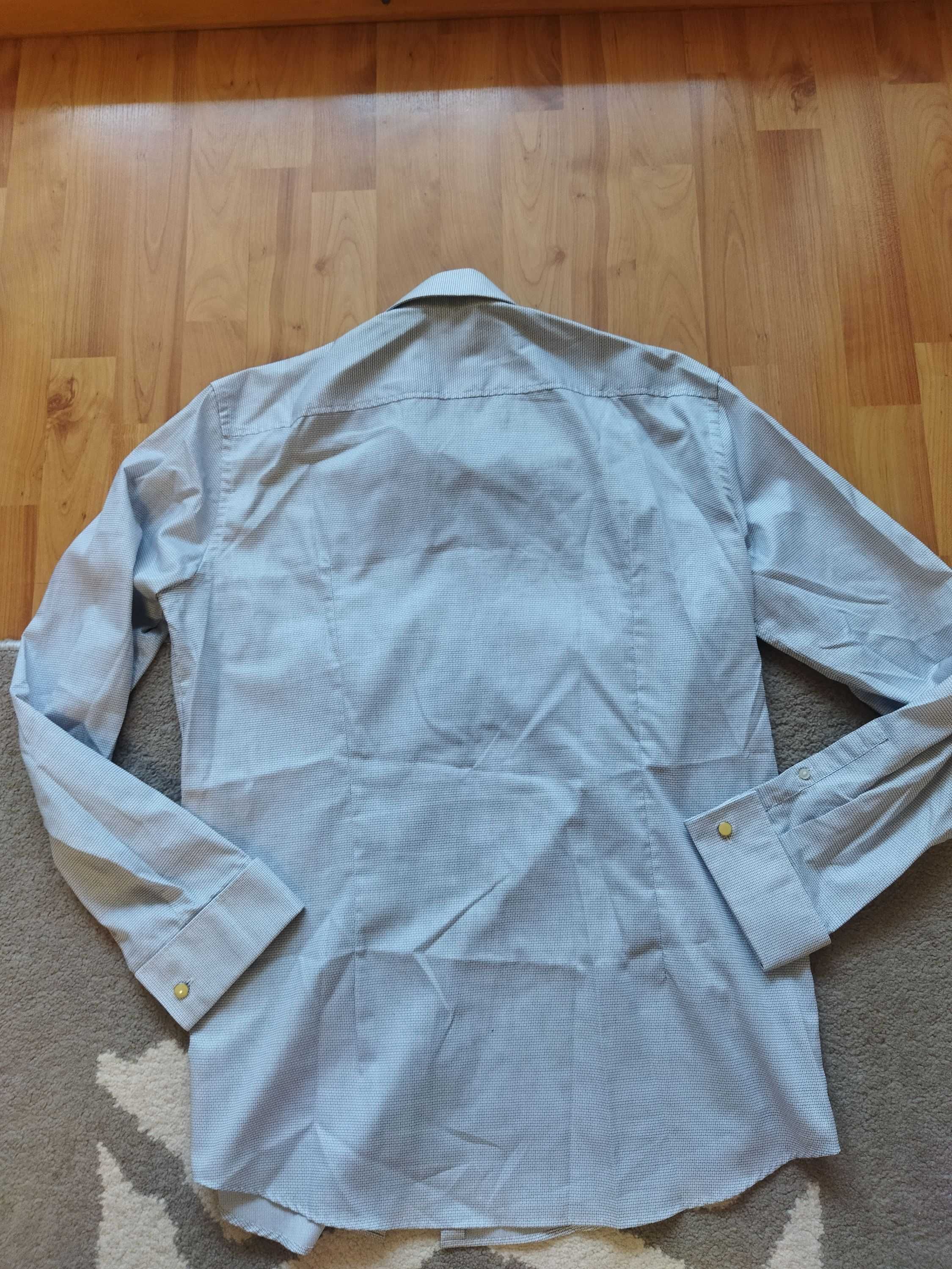 Рубашка Hugo Boss (Германия) с запонками,оригинал,новая,р-р 52
