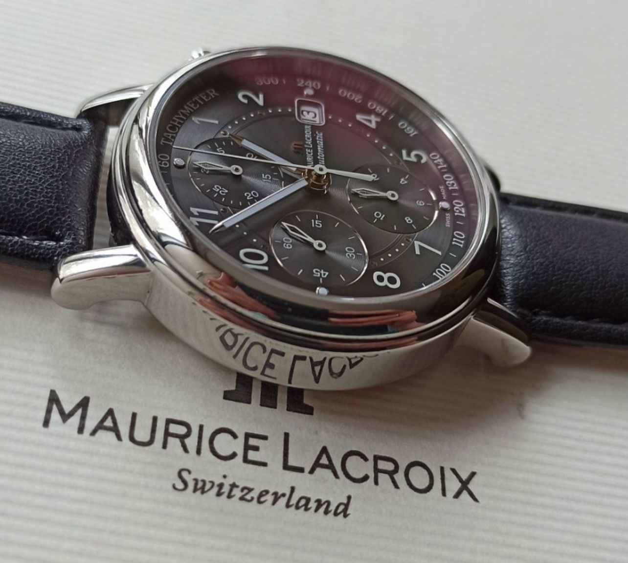 Maurice Lacroix наручные часы Швейцария Механические  7750 хронограф