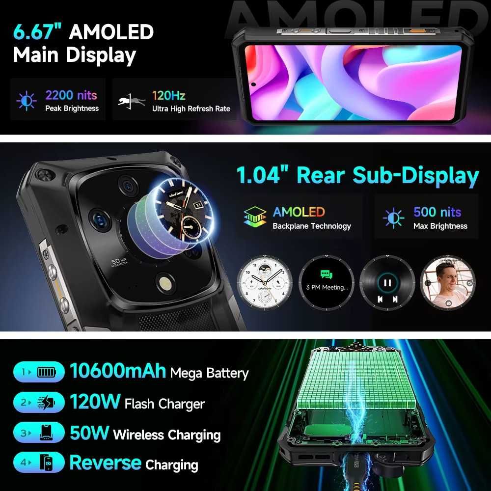 Смартфон Ulefone Armor 28 Ultra, 32ГБ/1ТБ, global