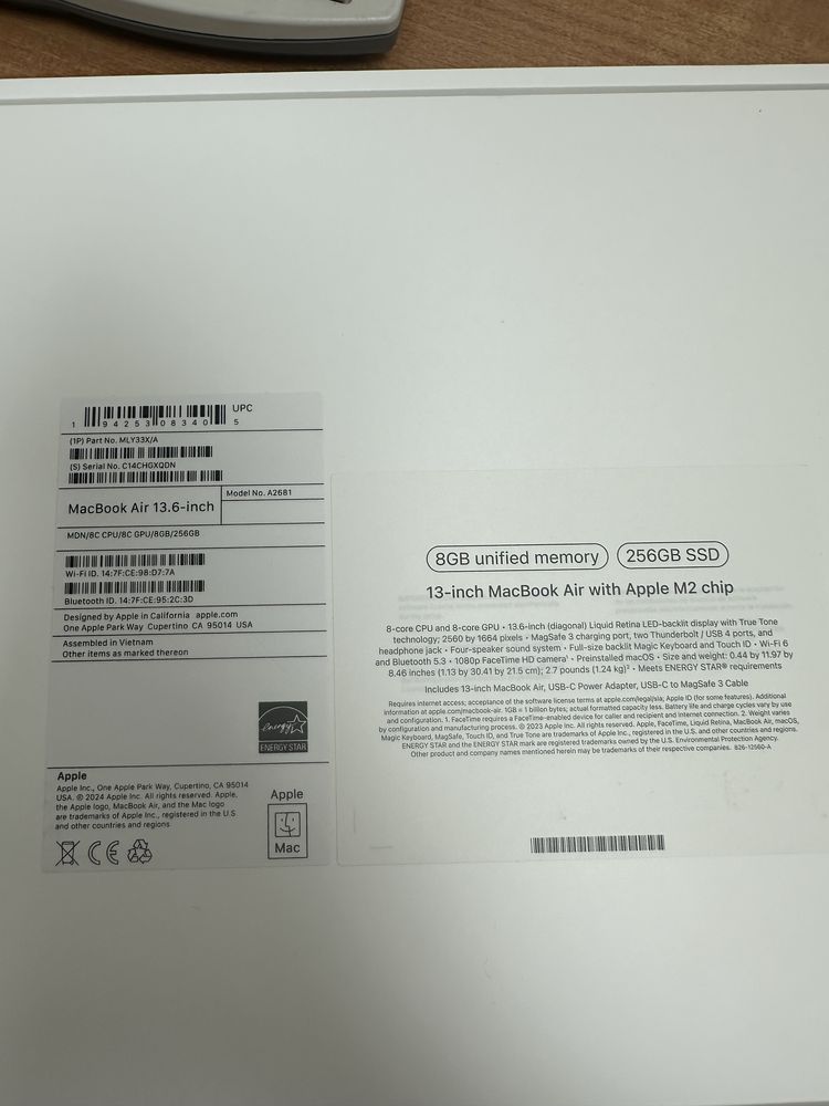 Apple Macbook Air 13 M2