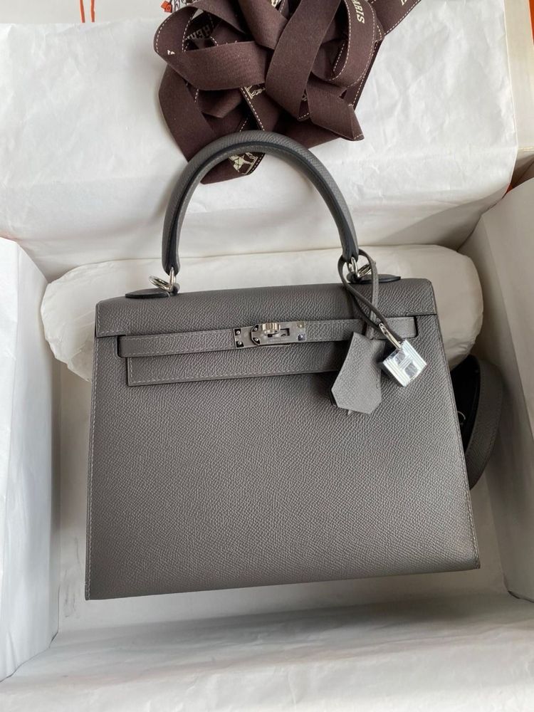 Сумка Hermes серый