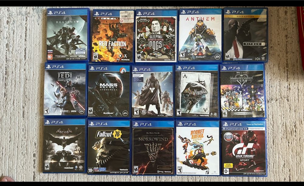 Диски ps4 в отличном состоянии срочно