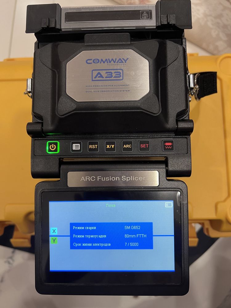 ВОЛС Сварочный аппарат для оптоволокна Comway a33