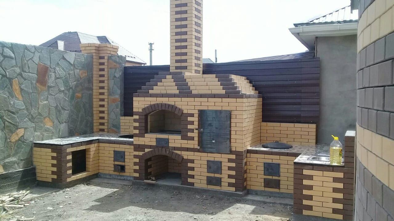 Мангал каменни печи ясаймиз