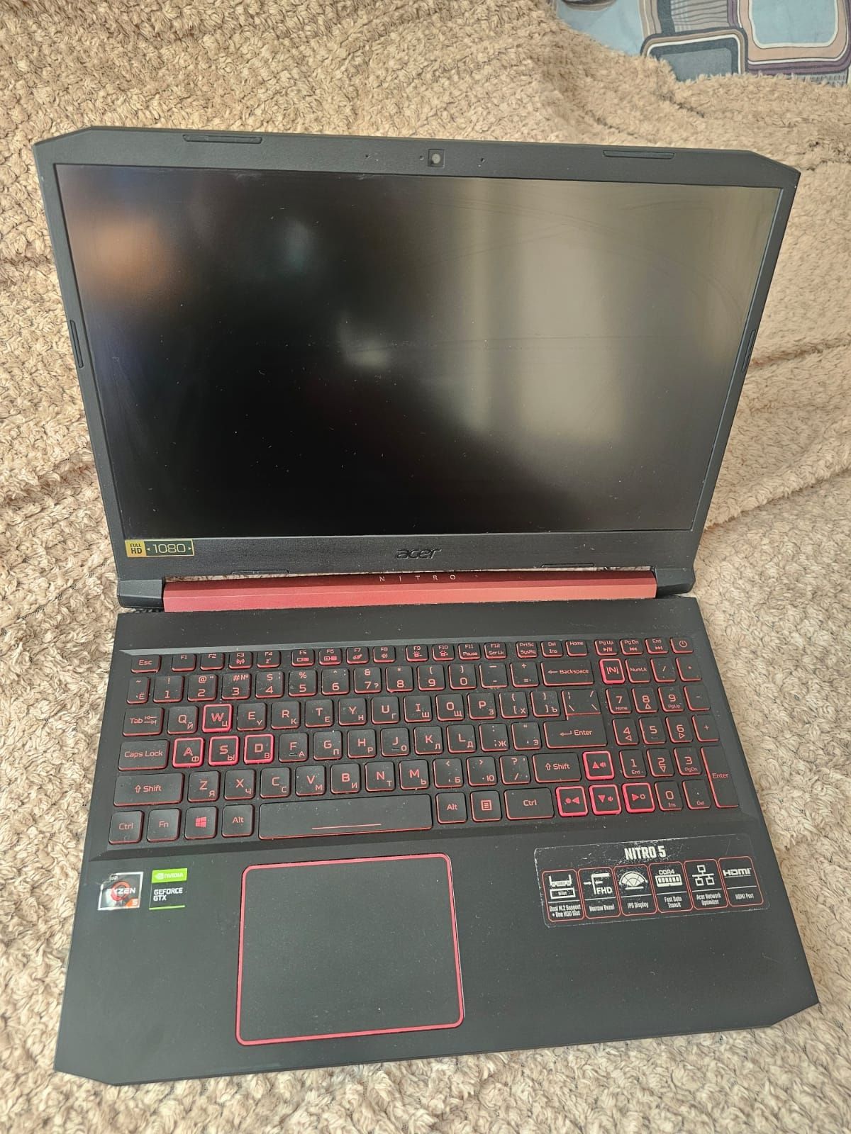Игровой ноутбук Acer Nitro Ryzen 5
