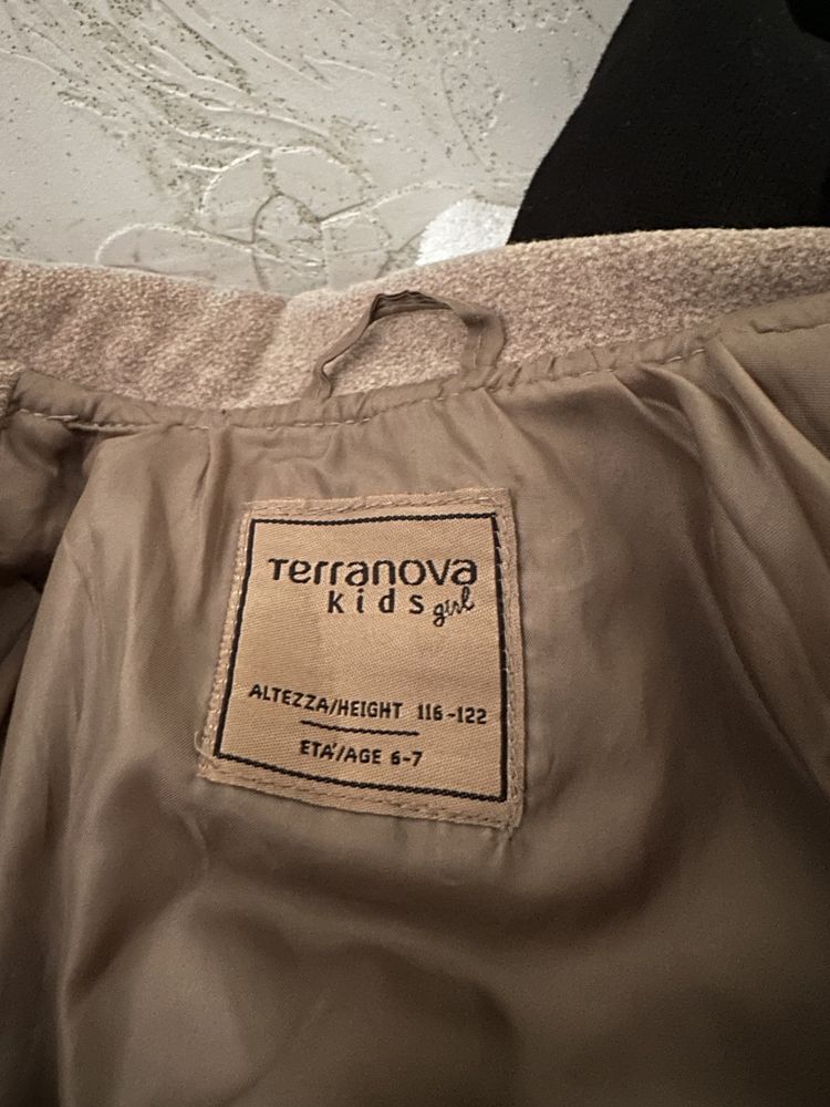 Детское польто для девочек