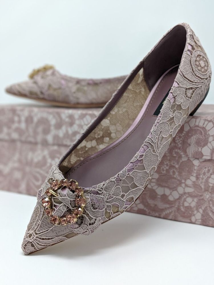 Балетки Dolce&Gabbana с камнями