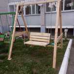 Качели деревянные  новые