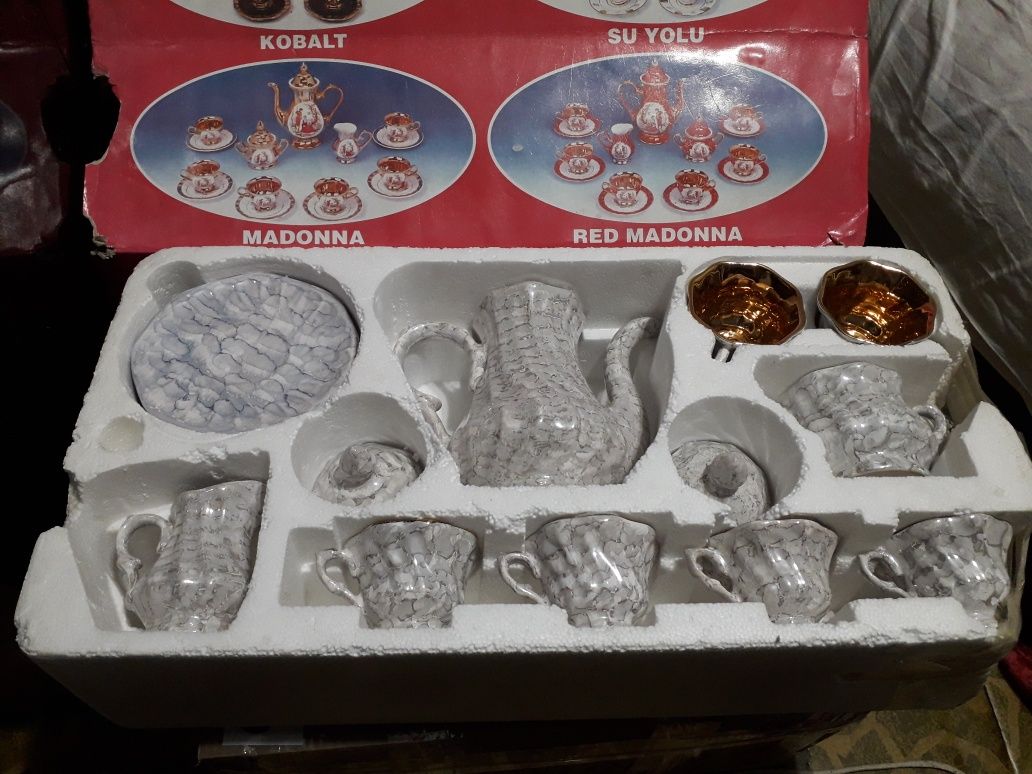 Турецкий чайный сервиз BURAK SERAMIK Coffee-pot set