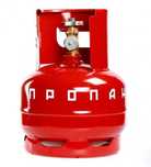 Газовый баллон Стальной 5 л, Баллон пропановый газовый бытовой