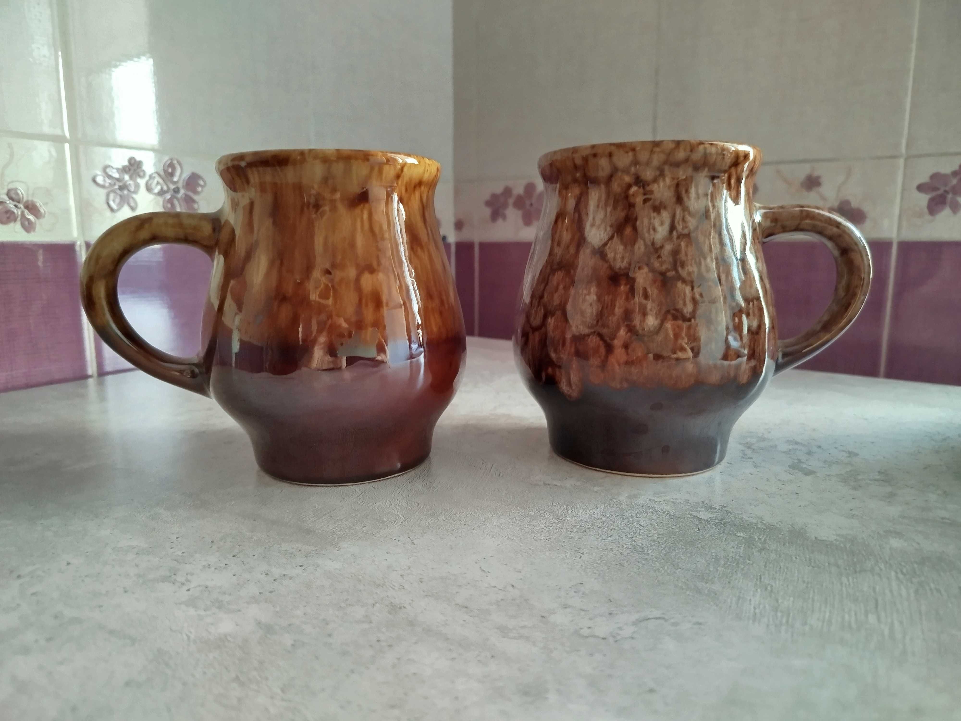 Пивные глиняные кружки