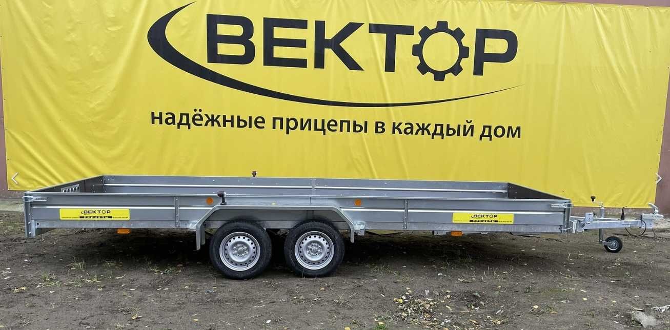 Прицеп ВЕКТОР 81013Е 5.0, кузов 5,0х1,8, рассрочка Каспий, РБК