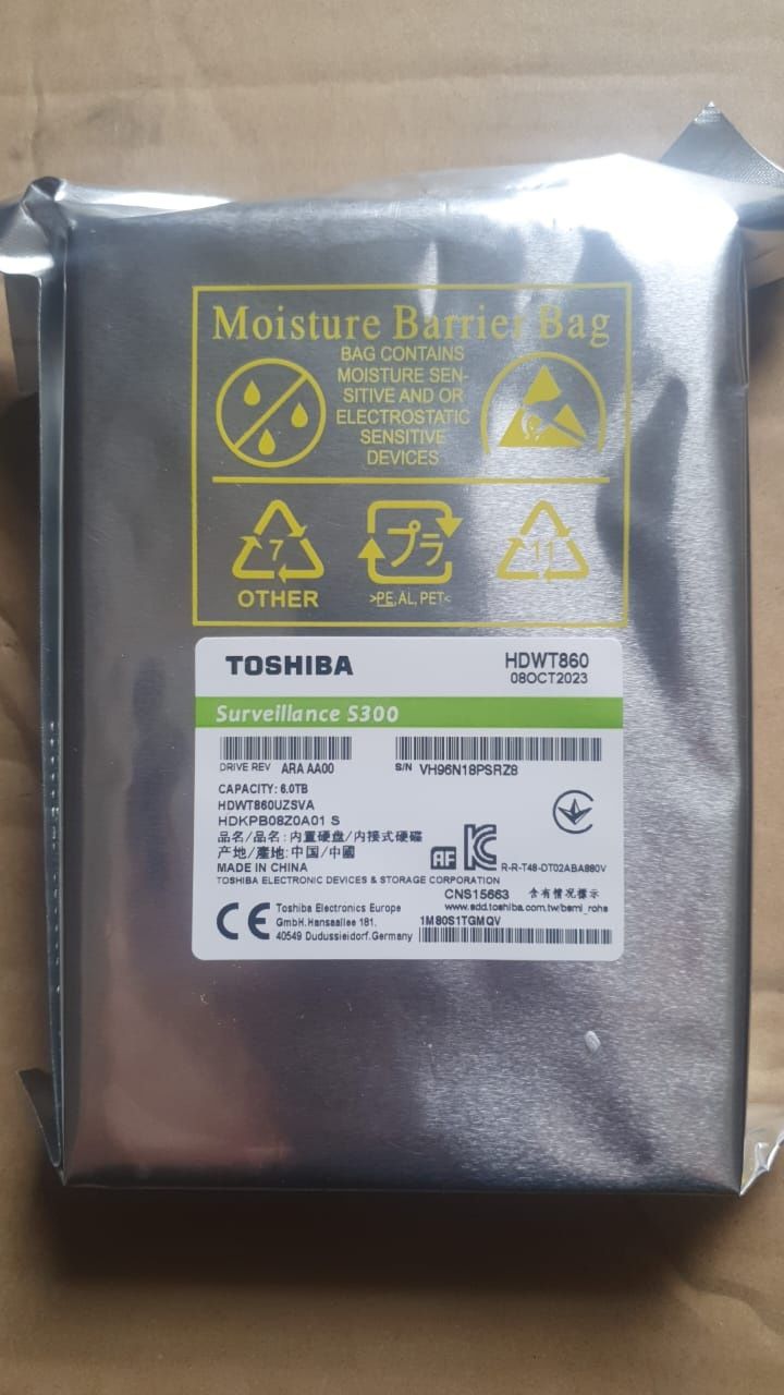 Продаётся ssd на 512гб и Toshiba Surveillance s300 на 6тб и ссд 120gb