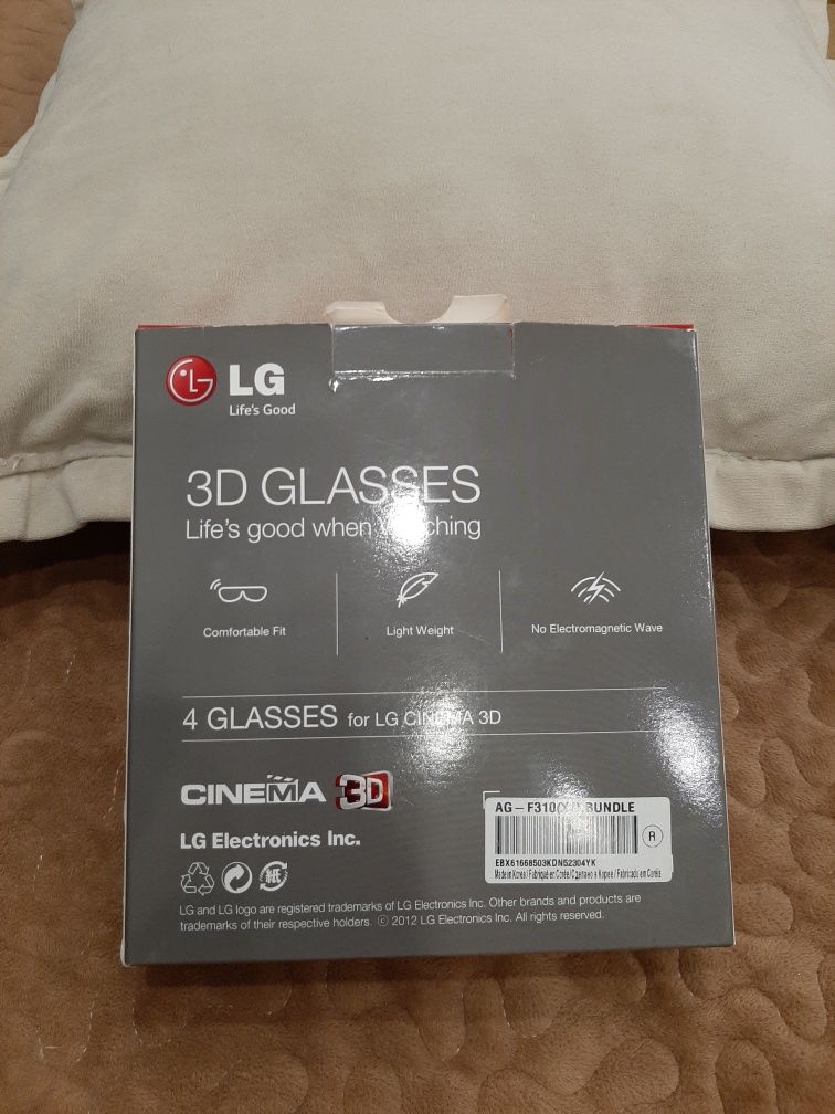 3D очки для тв LG
