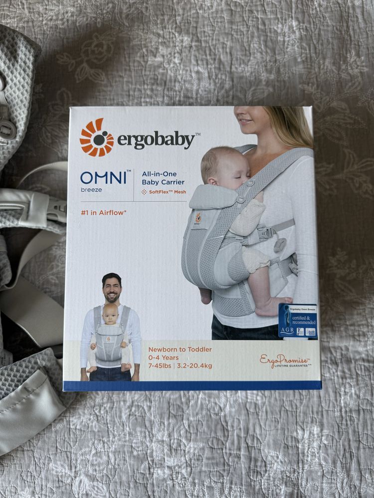 Эргорюкзак Ergobaby Omni BreezePearl Grey