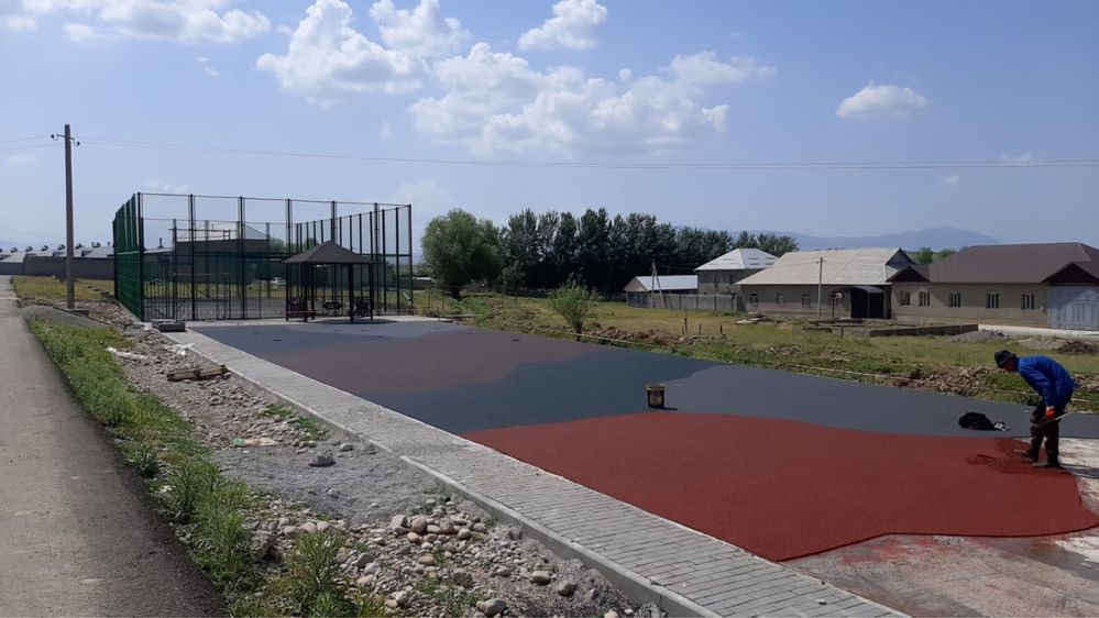 Резиновые покрытия,Тартан бесшовные покрытие