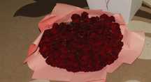 Flowers Center  моно-букет роза 101 шт 60 см