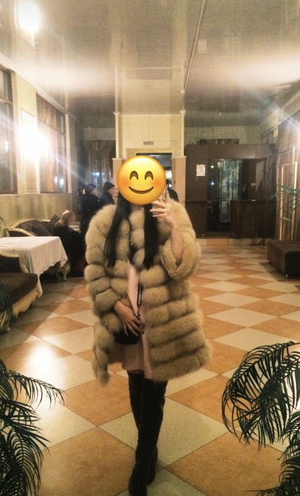 Шуба песец трансформер