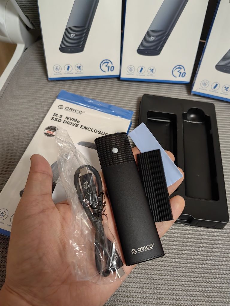 Внешний Бокс/кеис для SSD M2 ORICO - оригинал