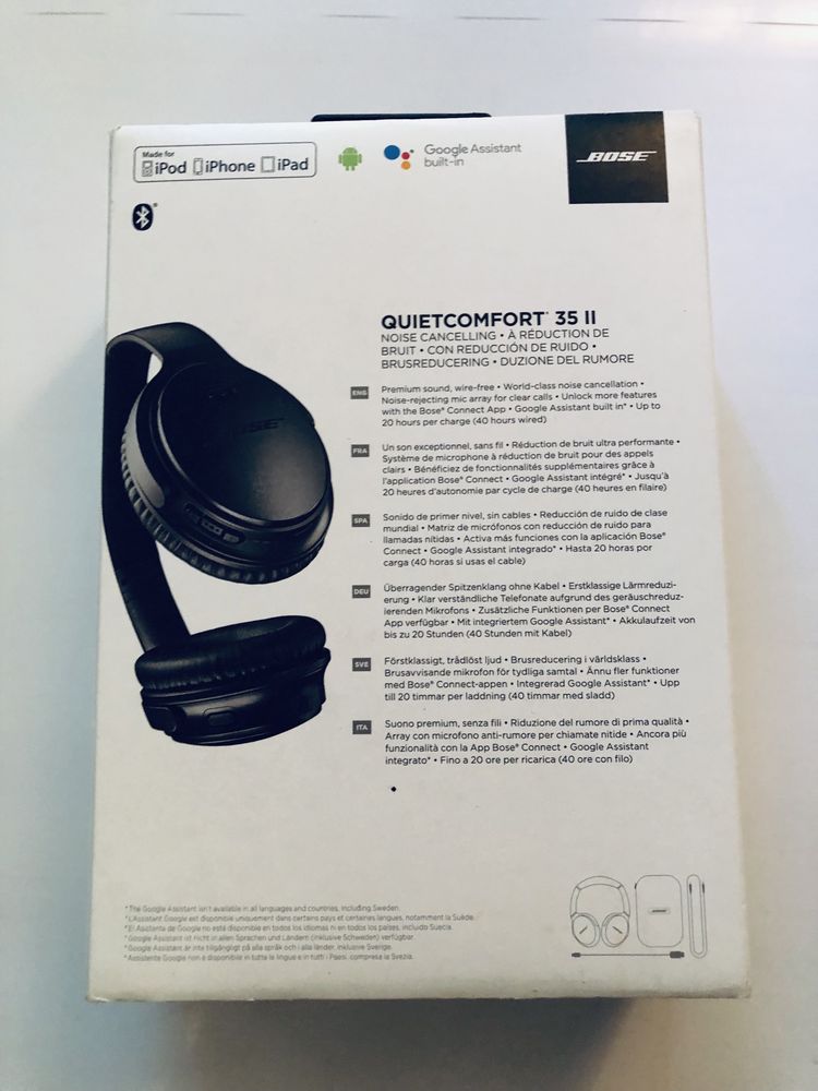 Продам безпроводные  наушники  bluetooth Bоse GUIETCOMFORT 35 II