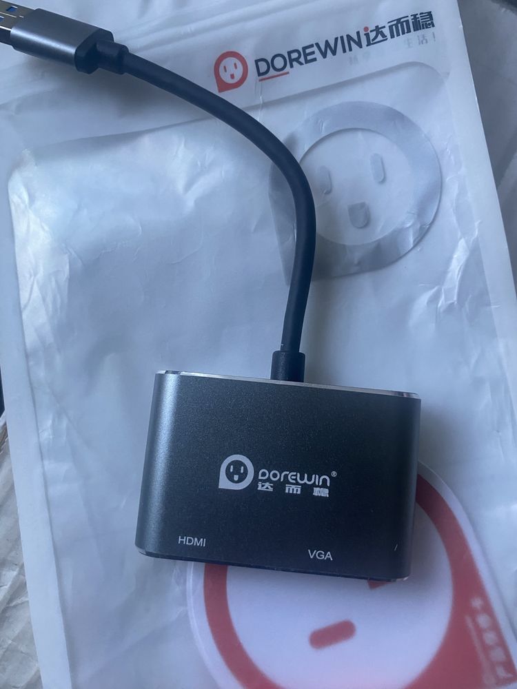 Продется переходник usb to HDMI VGA за 15000т