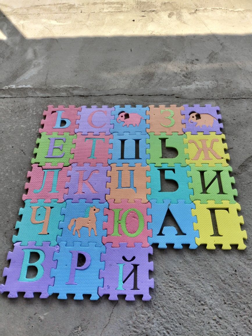 Мягкий пазл алфавит