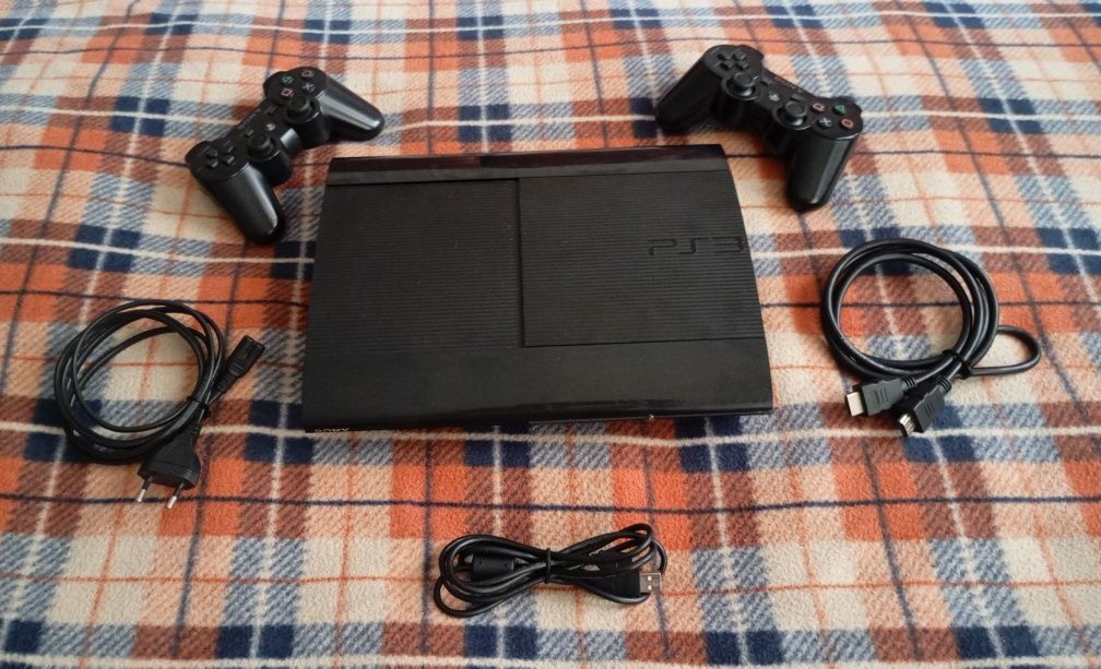 Прошитая PS3 Slim 45 игр, 500гб