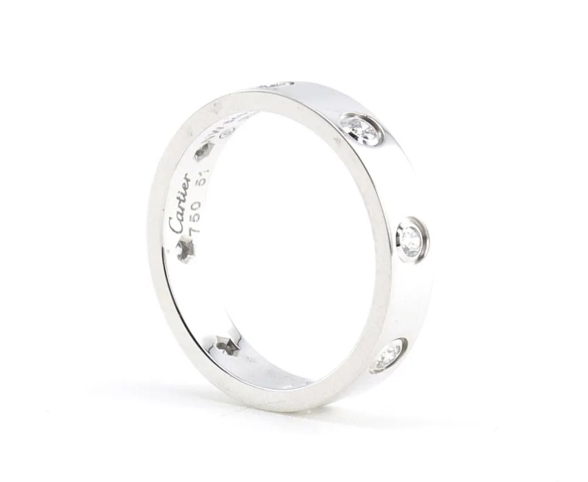 Кольцо Cartier Love с 8 бриллиантами