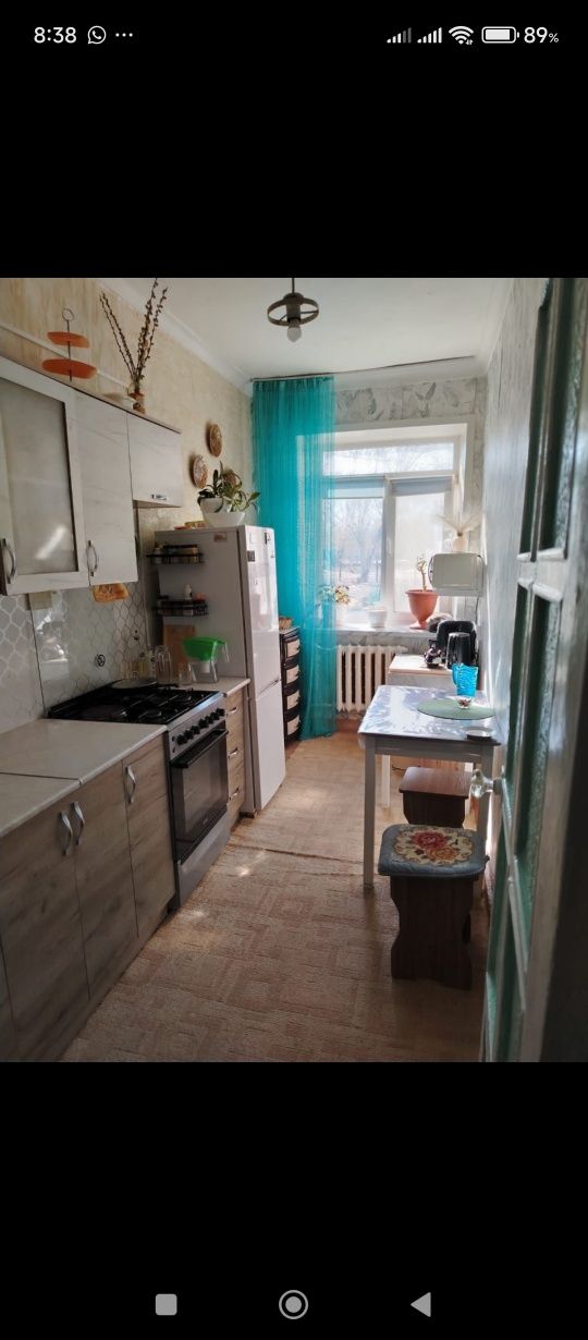 Сдаётся  1го Августа. пустая 3 х  ком КВ В Рабочем  в двух этаже