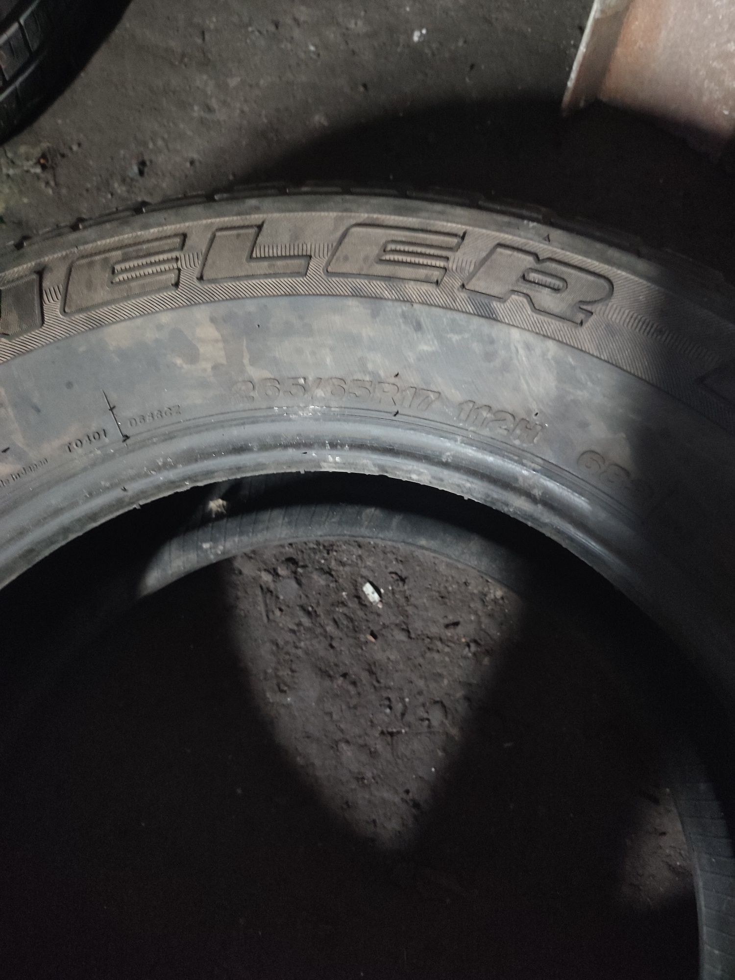 Шина безкамерка размер 265/65 R17