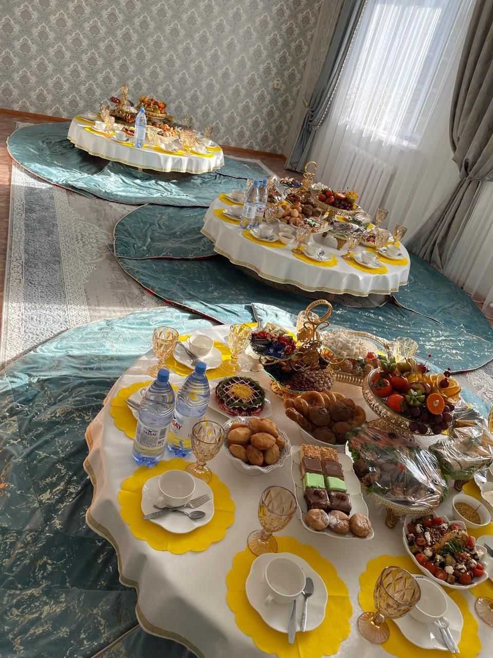 Аренда посуда стол юрта Ағашүй  палатка колонка караоке,баннер фотозон