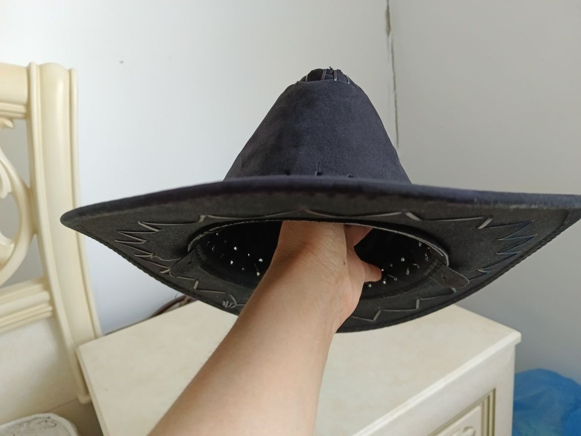 Шляпа Черная Новая Турецкая
