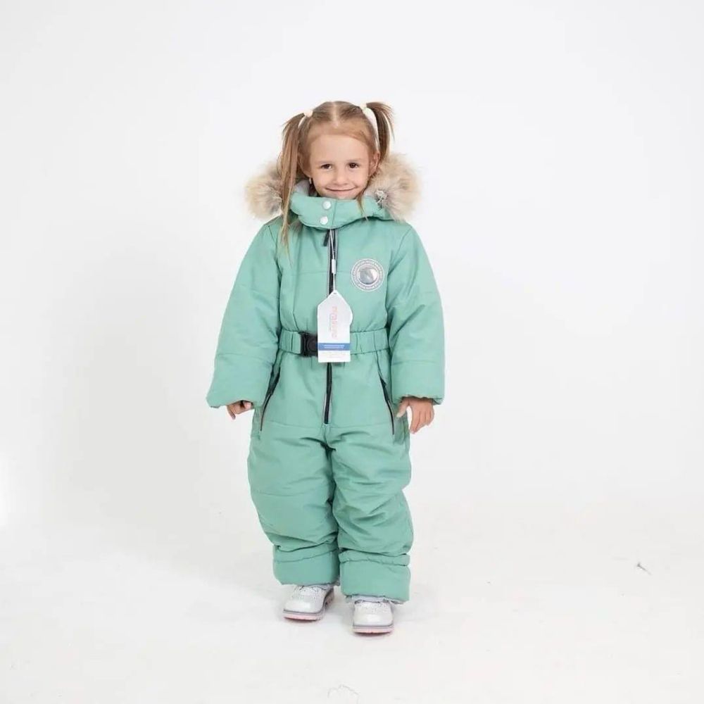 Зимний комбинезон для мальчика, девочки, размер 110 см на 4-5 лет